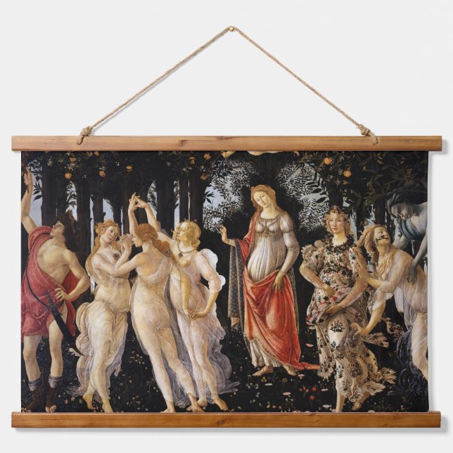 Sandro Botticelli - La Primavera Hanging Tapestry (Front)
