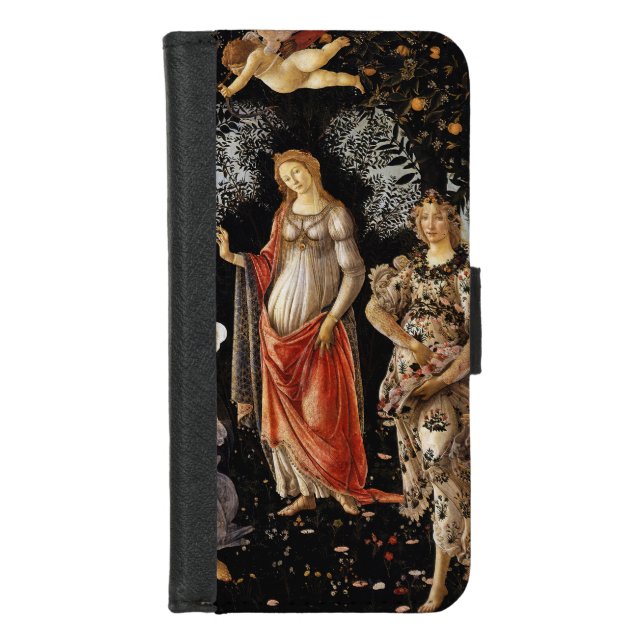 Sandro Botticelli - La Primavera iPhone Wallet Case (Front)