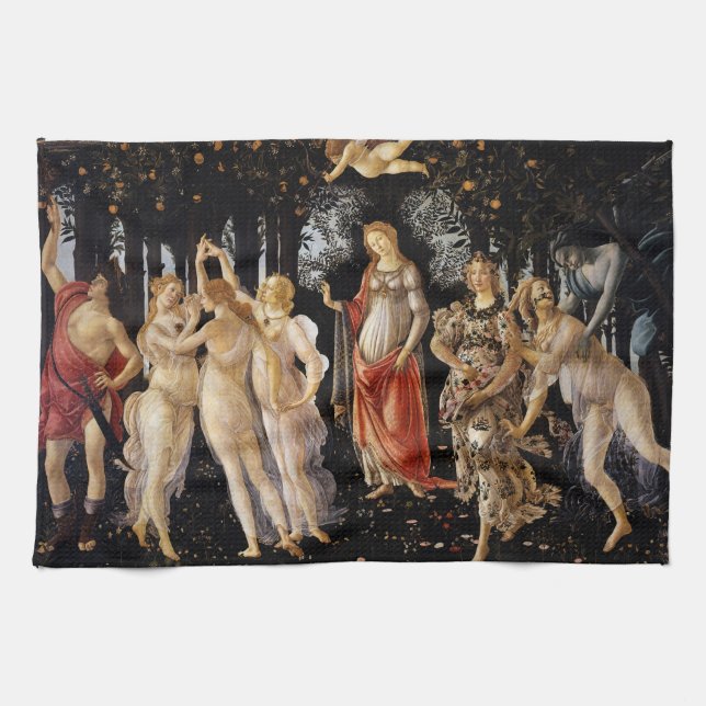 Sandro Botticelli - La Primavera Kitchen Towel (Horizontal)