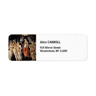 Sandro Botticelli - La Primavera Label