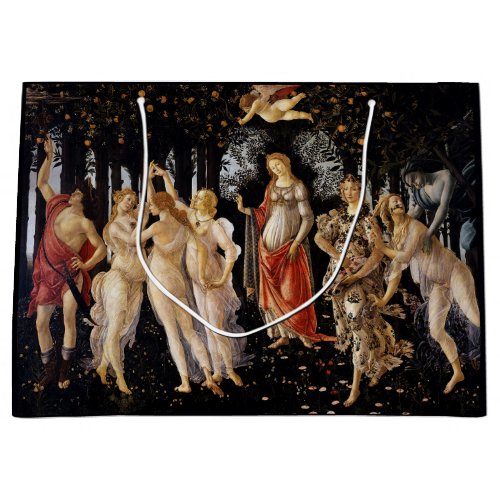 Sandro Botticelli _ La Primavera Large Gift Bag