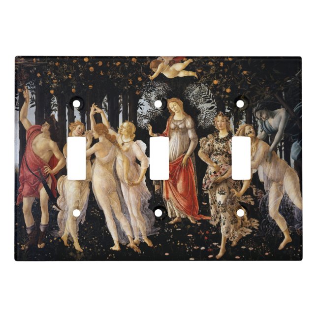 Sandro Botticelli - La Primavera Light Switch Cover (Front)