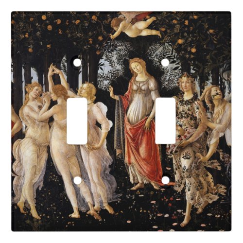 Sandro Botticelli _ La Primavera Light Switch Cover