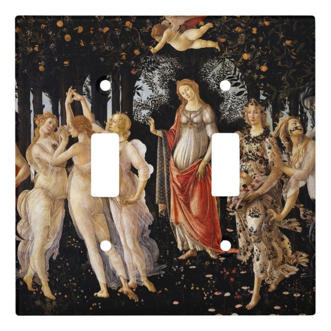 Sandro Botticelli - La Primavera Light Switch Cover (Front)