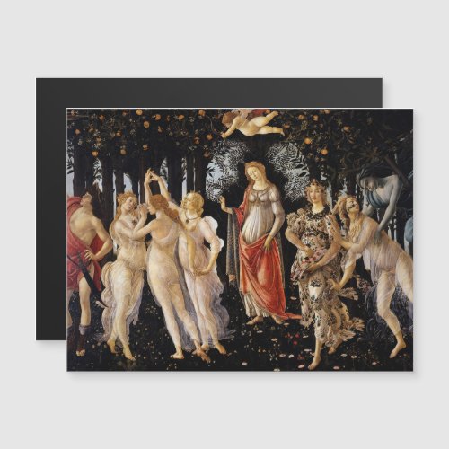 Sandro Botticelli _ La Primavera Magnetic Card