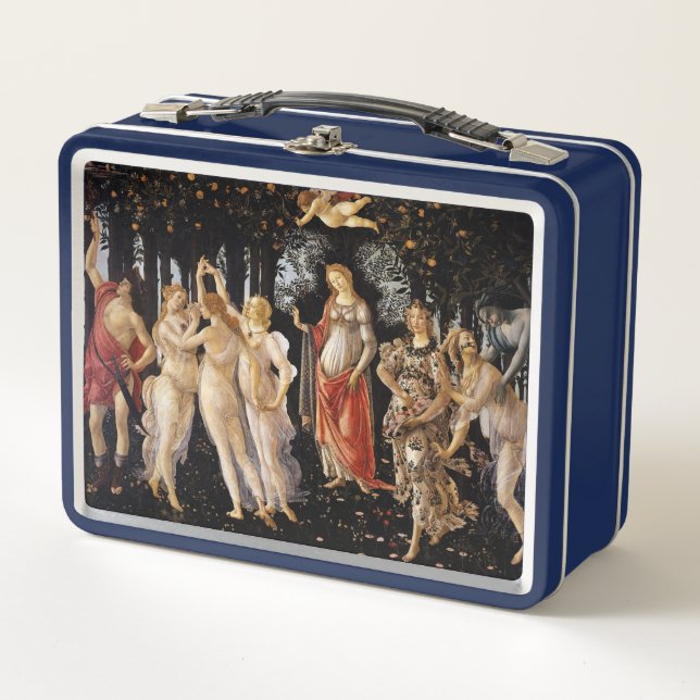 Sandro Botticelli - La Primavera Metal Lunch Box (Front)