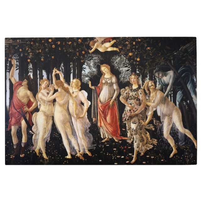 Sandro Botticelli - La Primavera Metal Print (Front)