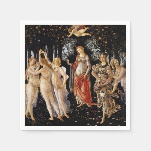 Sandro Botticelli _ La Primavera Napkins