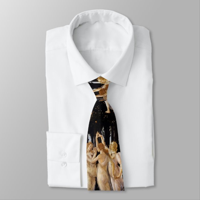 Sandro Botticelli - La Primavera Neck Tie (Tied)
