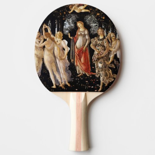 Sandro Botticelli _ La Primavera Ping Pong Paddle