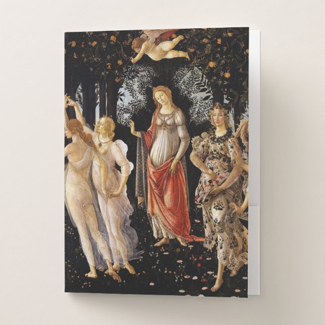 Sandro Botticelli - La Primavera Pocket Folder (Front)