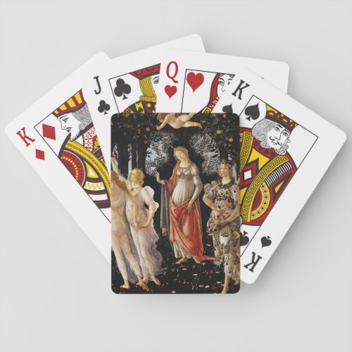 Sandro Botticelli _ La Primavera Poker Cards