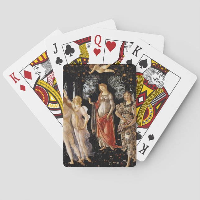 Sandro Botticelli - La Primavera Poker Cards (Back)