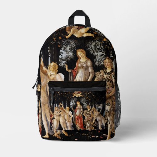 Sandro Botticelli _ La Primavera Printed Backpack
