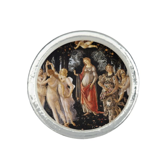 Sandro Botticelli - La Primavera Ring (Front)