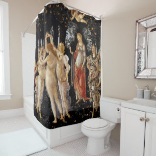 Sandro Botticelli - La Primavera Shower Curtain