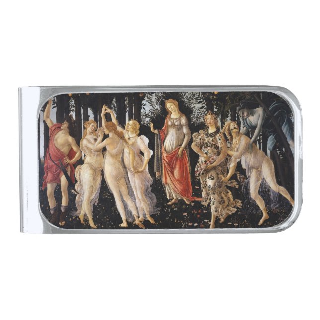Sandro Botticelli - La Primavera Silver Finish Money Clip (Front)
