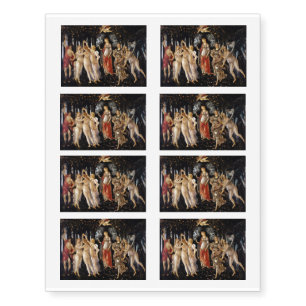 Sandro Botticelli - La Primavera Temporary Tattoos