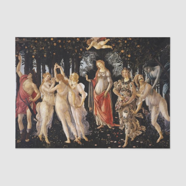 Sandro Botticelli - La Primavera Tissue Paper (Front)