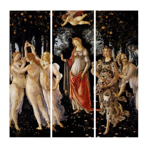 Sandro Botticelli _ La Primavera Triptych