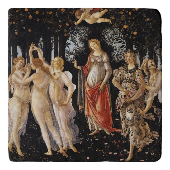 Sandro Botticelli - La Primavera Trivet (Front)