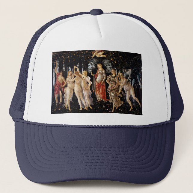 Sandro Botticelli - La Primavera Trucker Hat (Front)