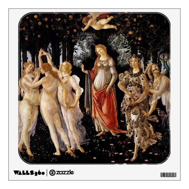 Sandro Botticelli - La Primavera Wall Decal (Front)