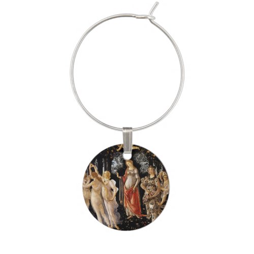 Sandro Botticelli _ La Primavera Wine Charm