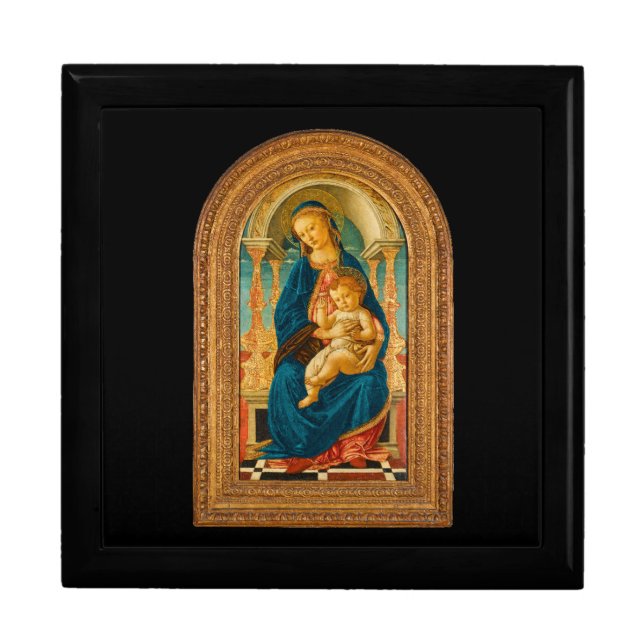 Sandro Botticelli Madonna and Child c 1470   Gift Box (Front)