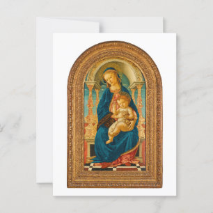 Sandro Botticelli Madonna and Child c 1470 Postcard
