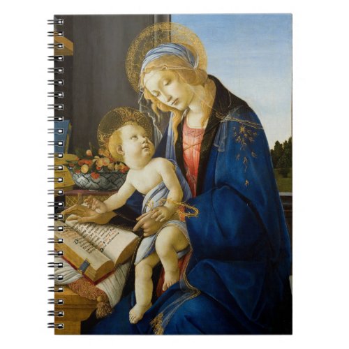 Sandro Botticelli Madonna of the Book Child Jesus