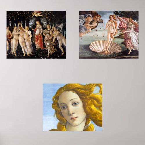 Sandro Botticelli _ Masterpieces Selection Wall Art Sets