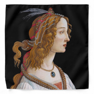 Sandro Botticelli - Portrait of Simonetta Vespucci Bandana