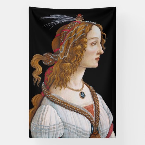 Sandro Botticelli _ Portrait of Simonetta Vespucci Banner