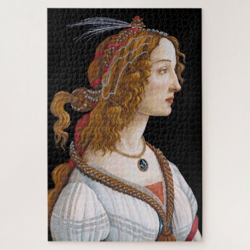 Sandro Botticelli _ Portrait of Simonetta Vespucci Jigsaw Puzzle