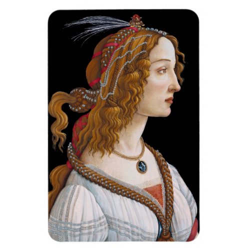 Sandro Botticelli _ Portrait of Simonetta Vespucci Magnet