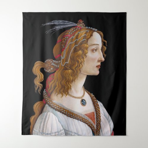 Sandro Botticelli _ Portrait of Simonetta Vespucci Tapestry