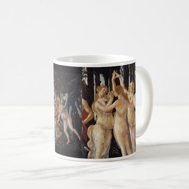 Sandro Botticelli, "Primavera" Coffee Mug (Front Right)