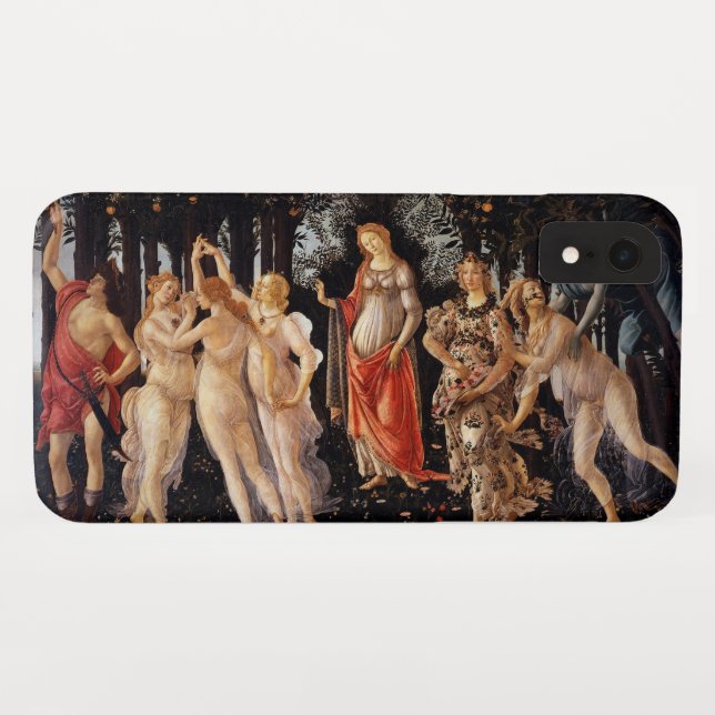 Sandro Botticelli Primavera Fine Art Case-Mate iPhone Case (Back (Horizontal))