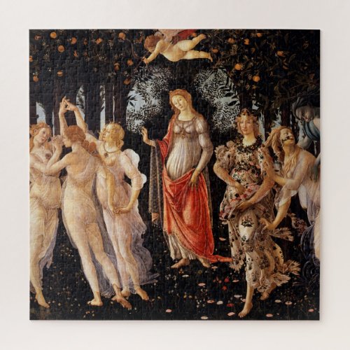 Sandro Botticelli Primavera Fine Art Jigsaw Puzzle