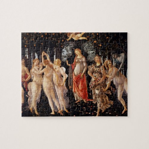 Sandro Botticelli Primavera Fine Art Jigsaw Puzzle