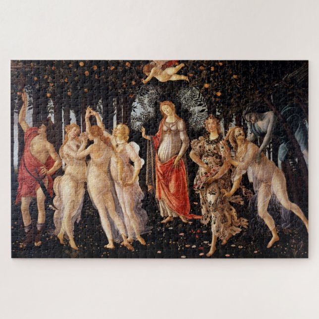 Sandro Botticelli Primavera Fine Art Jigsaw Puzzle (Horizontal)