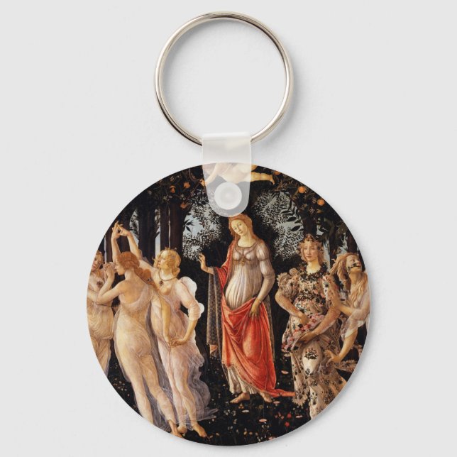 Sandro Botticelli Primavera Fine Art Keychain (Front)
