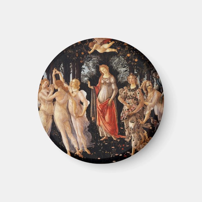 Sandro Botticelli Primavera Fine Art Magnet (Front)