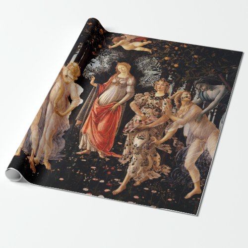 Sandro Botticelli Primavera Fine Art Wrapping Paper
