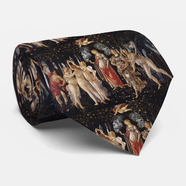 Sandro Botticelli , Primavera（Spring） Neck Tie (Rolled)