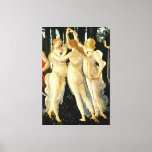 Sandro Botticelli "Primavera - Three Graces"  Canvas Print