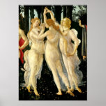 Sandro Botticelli "Primavera - Three Graces"  Poster