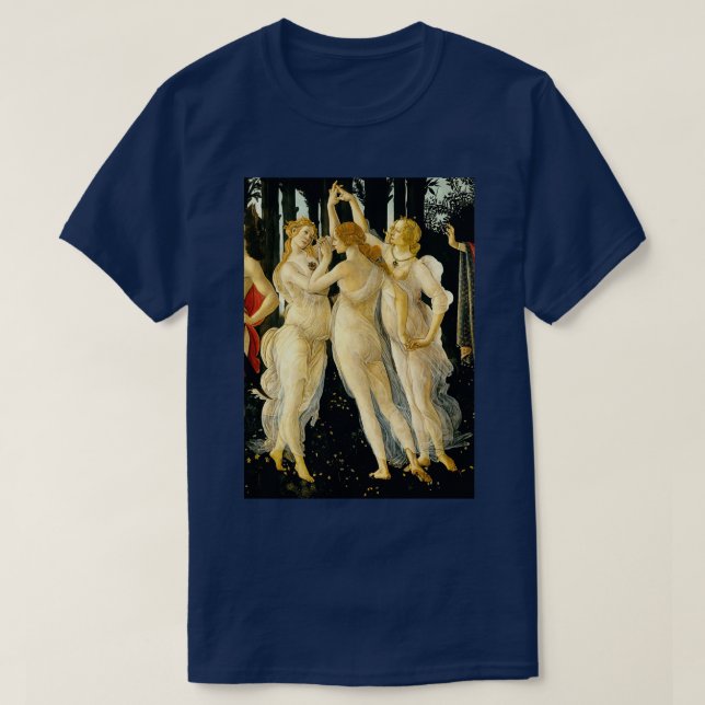 Sandro Botticelli quotPrimavera Springquot Primave T-Shirt (Design Front)