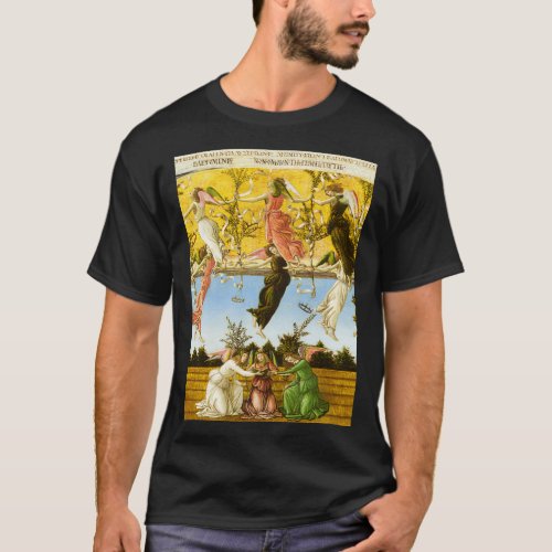 Sandro Botticelli quotThe Mystical nativityquot de T_Shirt